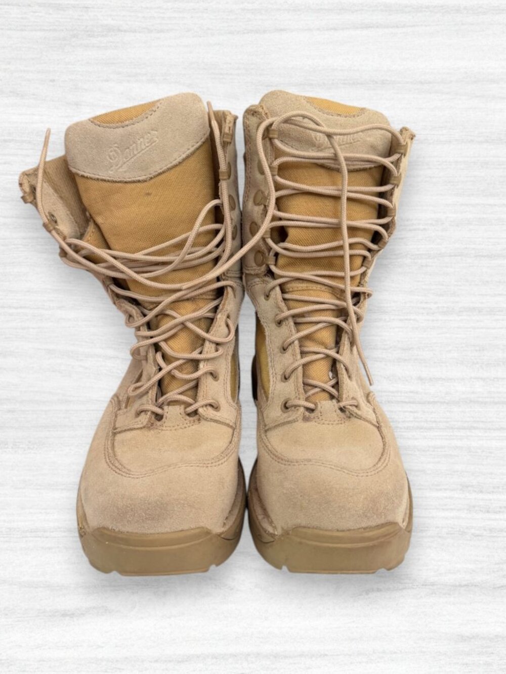 Danner Desert TFX Rough-Out 8” Tactical Boots Tan Women’s 9.5 M Military 26019